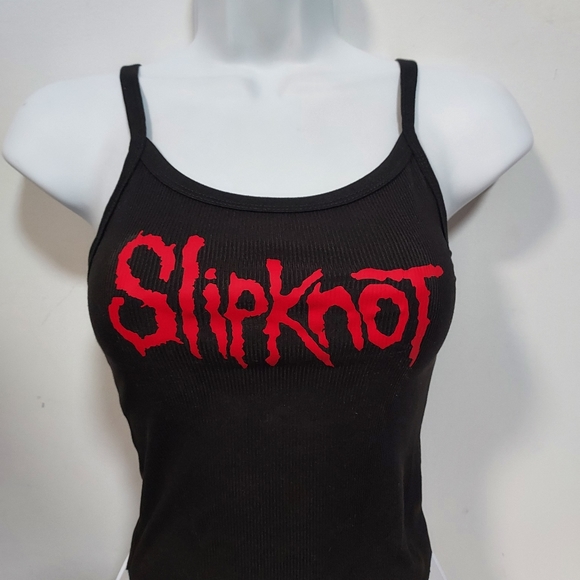 Slipknot crop top slipknot tank top deftones shirt numetal alice in chains tool… - Picture 3 of 3